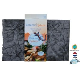 Ceramic Nature slimline rock oxford grey 60x38 cm